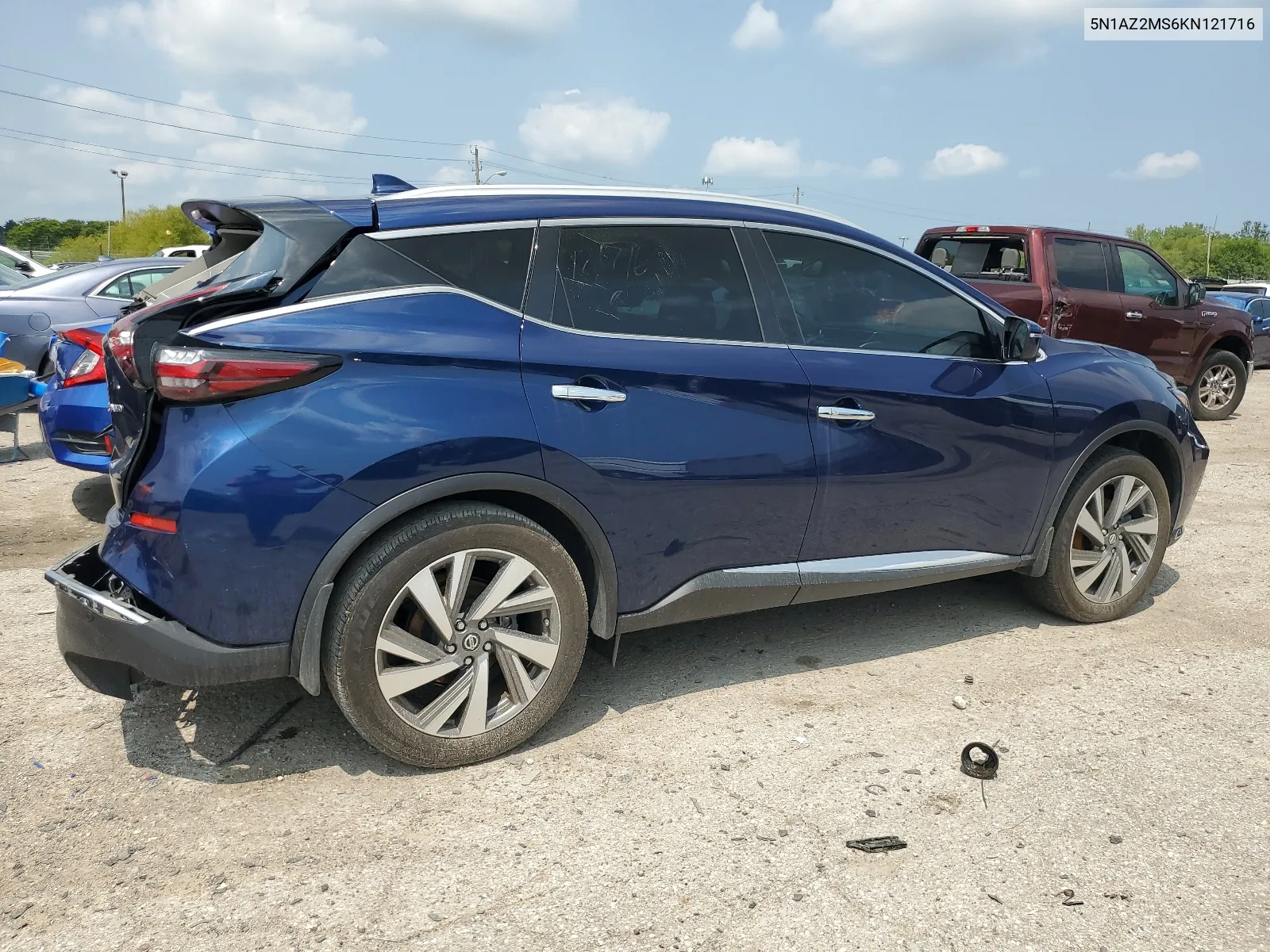 5N1AZ2MS6KN121716 2019 Nissan Murano S