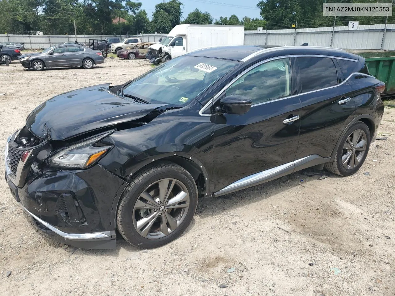 2019 Nissan Murano S VIN: 5N1AZ2MJ0KN120553 Lot: 66925664