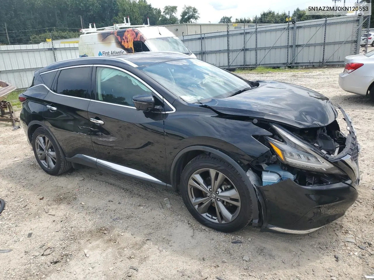 2019 Nissan Murano S VIN: 5N1AZ2MJ0KN120553 Lot: 66925664