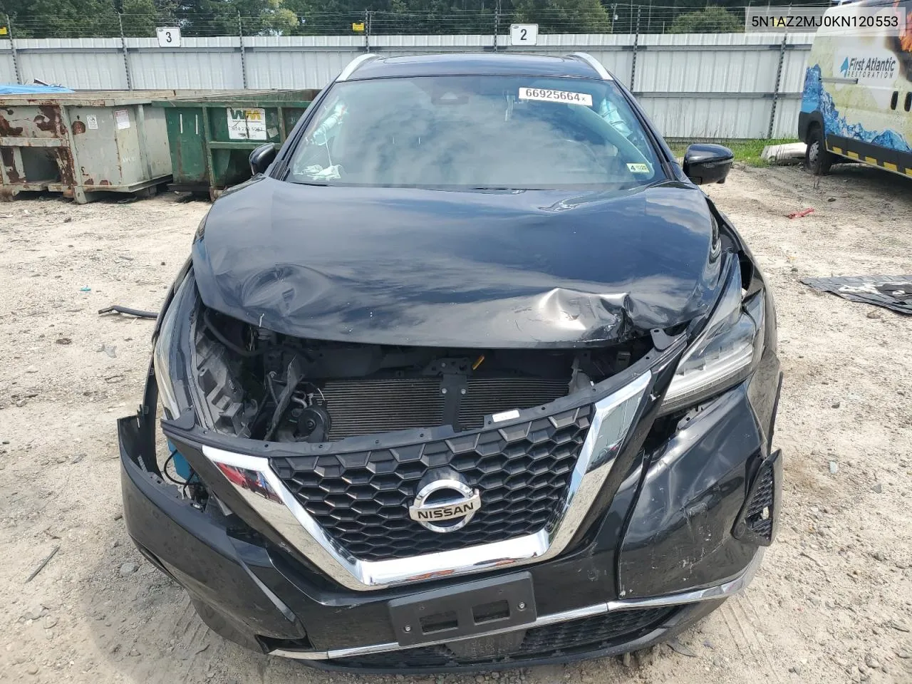 2019 Nissan Murano S VIN: 5N1AZ2MJ0KN120553 Lot: 66925664