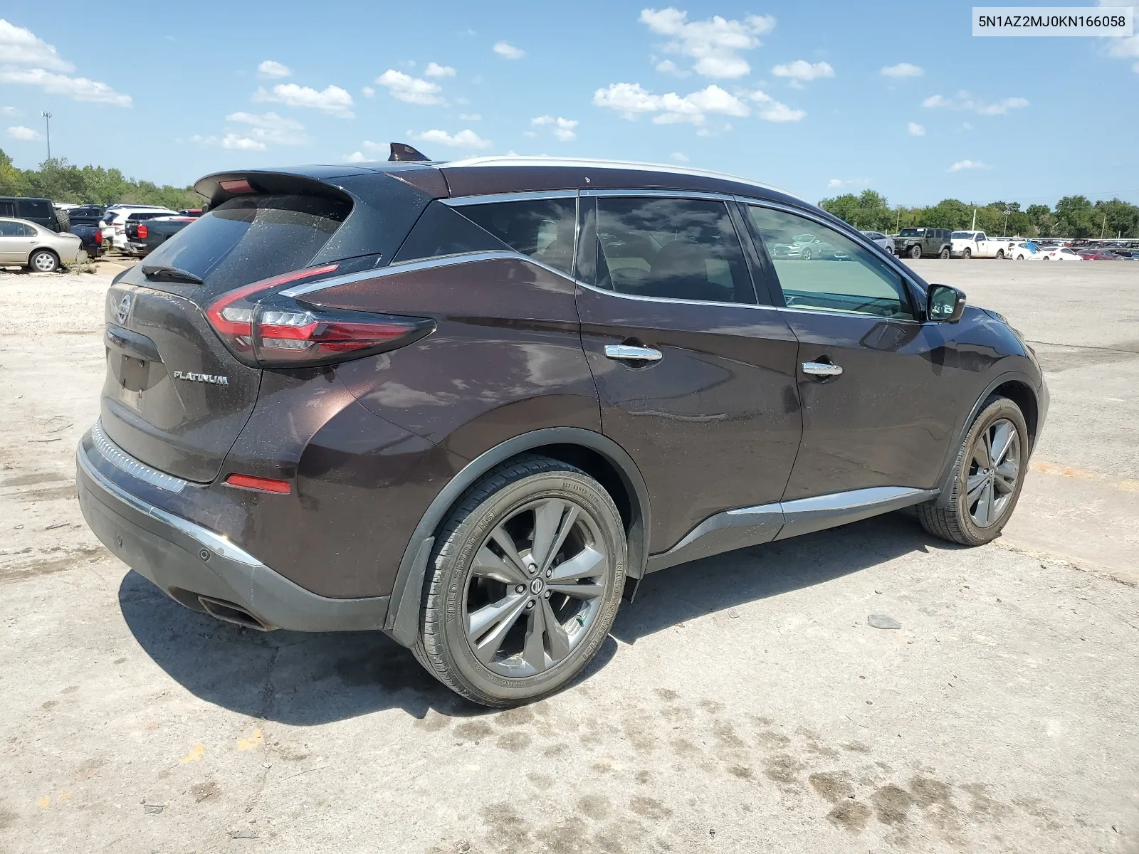 2019 Nissan Murano S VIN: 5N1AZ2MJ0KN166058 Lot: 67373804