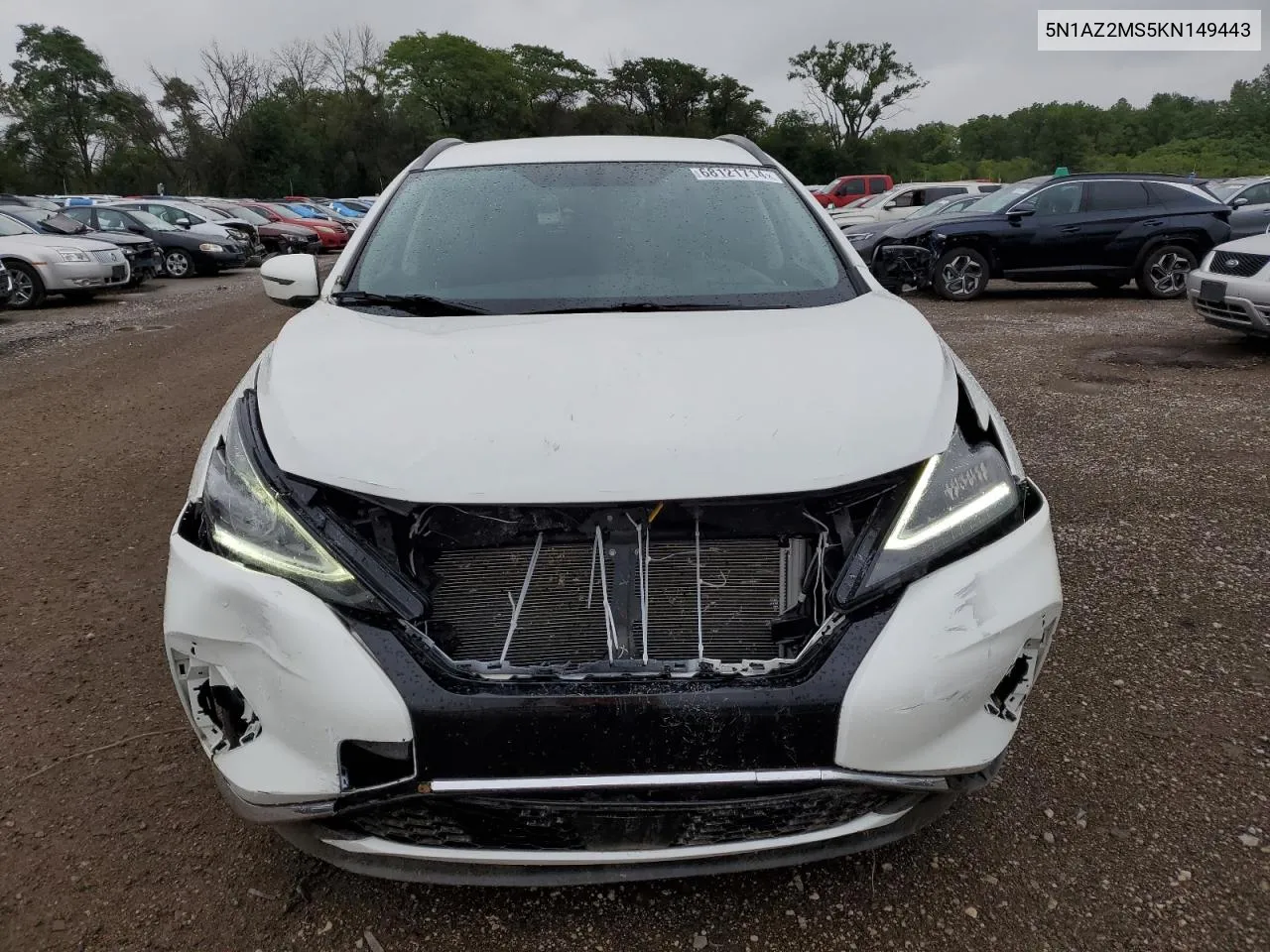 5N1AZ2MS5KN149443 2019 Nissan Murano S