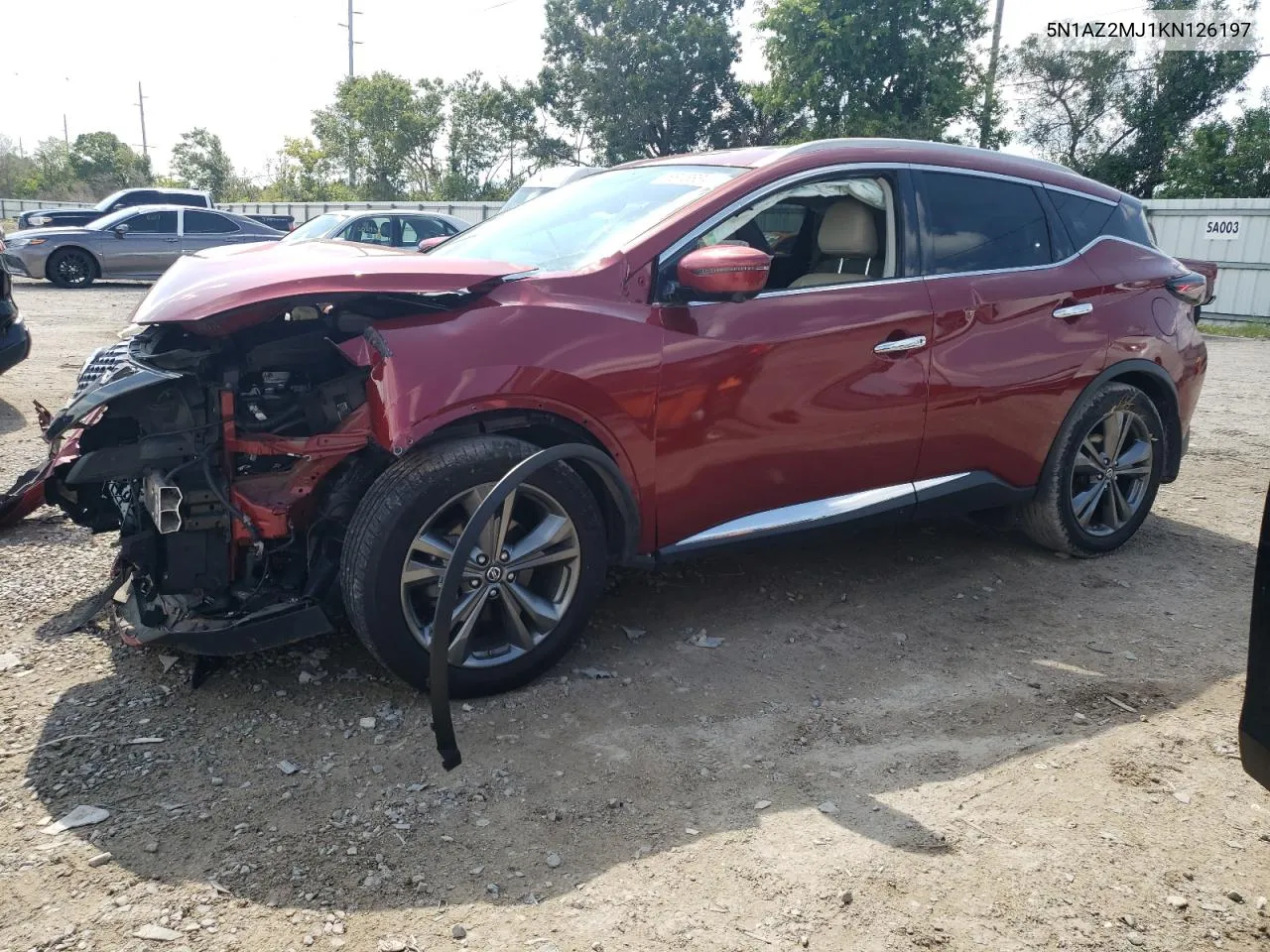 5N1AZ2MJ1KN126197 2019 Nissan Murano S