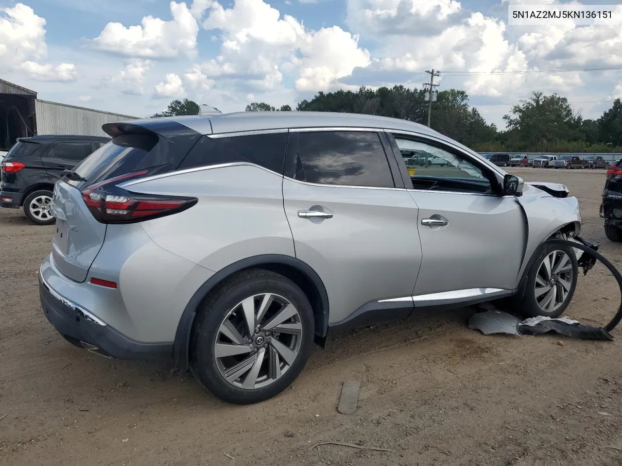 5N1AZ2MJ5KN136151 2019 Nissan Murano S