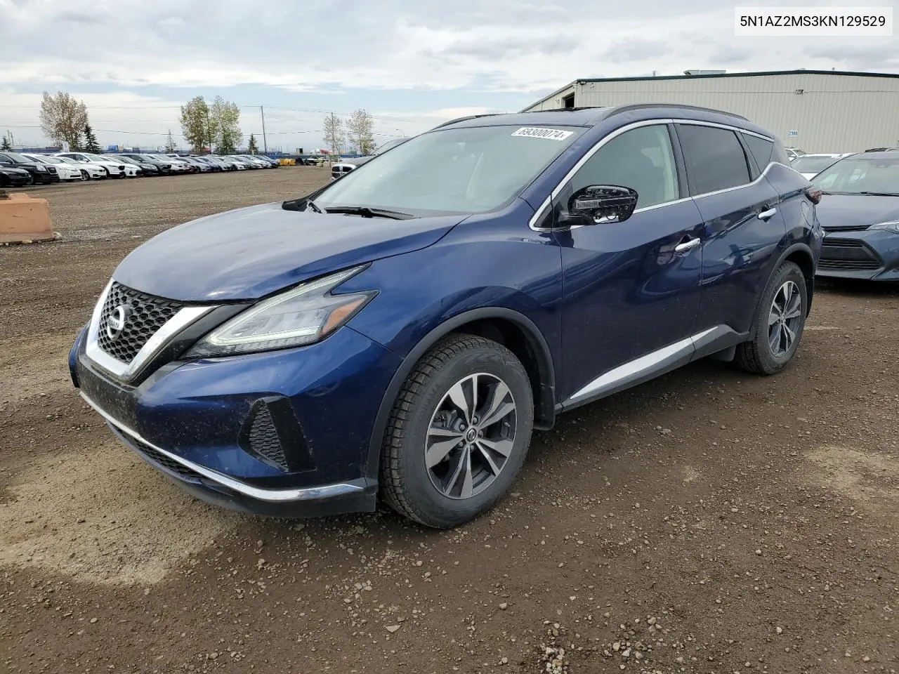 2019 Nissan Murano S VIN: 5N1AZ2MS3KN129529 Lot: 69300074