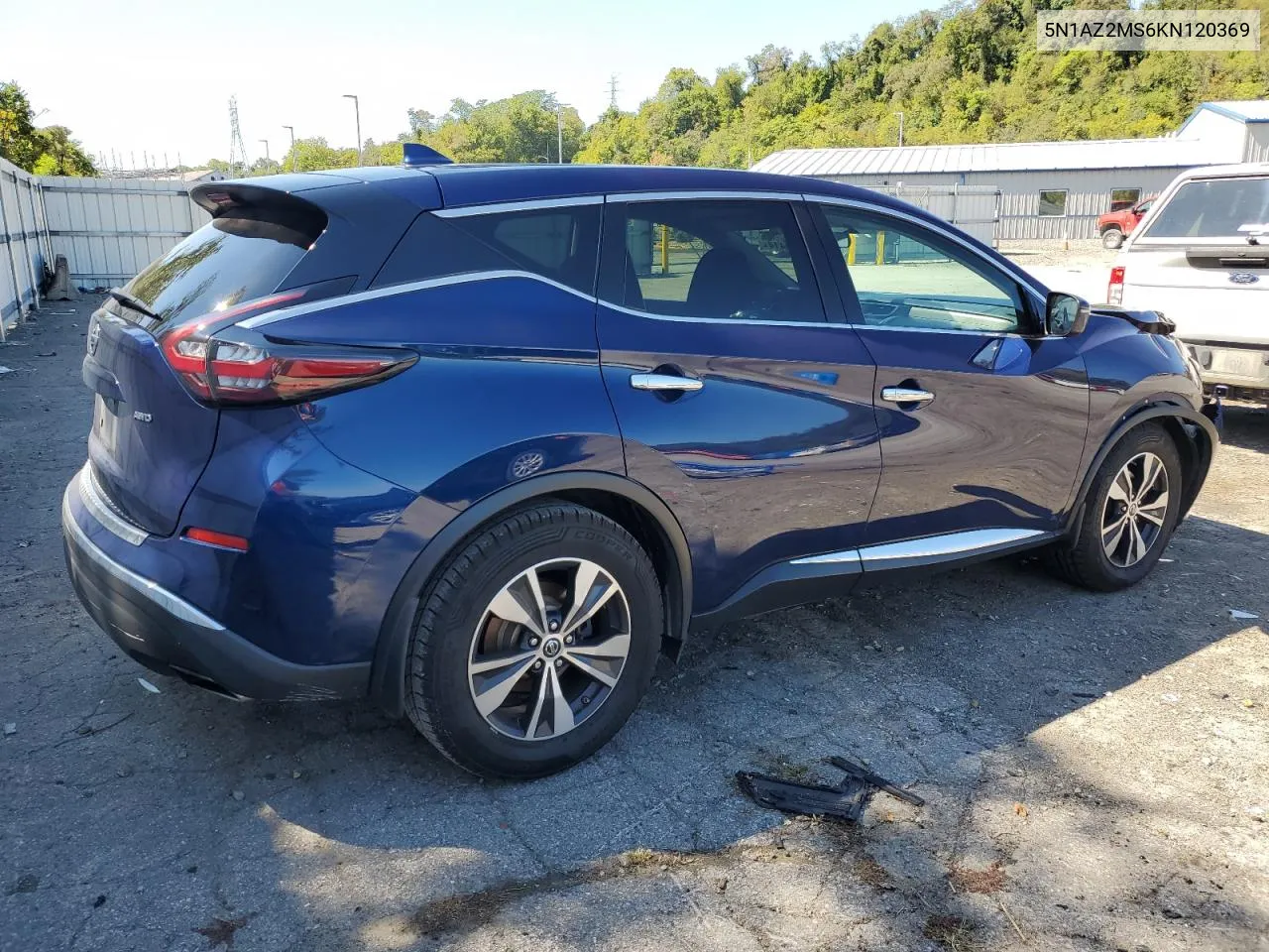 2019 Nissan Murano S VIN: 5N1AZ2MS6KN120369 Lot: 70044414