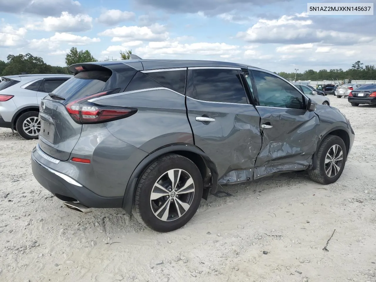 2019 Nissan Murano S VIN: 5N1AZ2MJXKN145637 Lot: 70207374