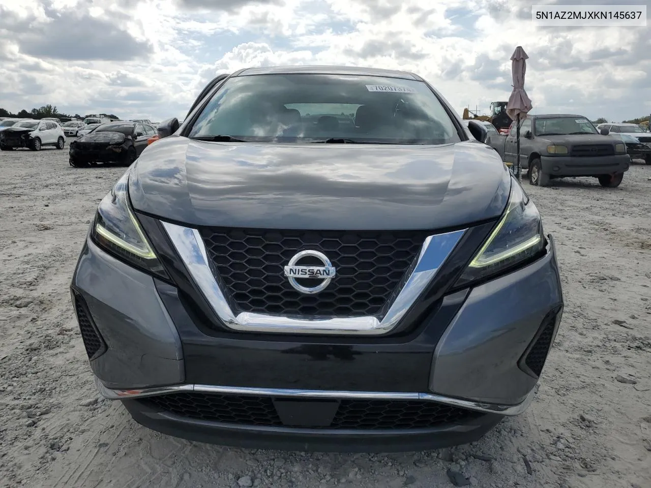 2019 Nissan Murano S VIN: 5N1AZ2MJXKN145637 Lot: 70207374