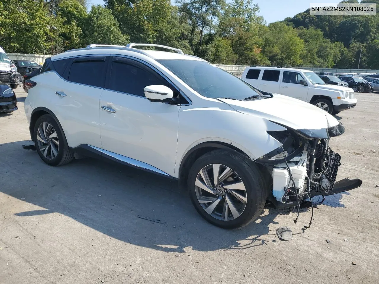 2019 Nissan Murano S VIN: 5N1AZ2MS2KN108025 Lot: 70310804