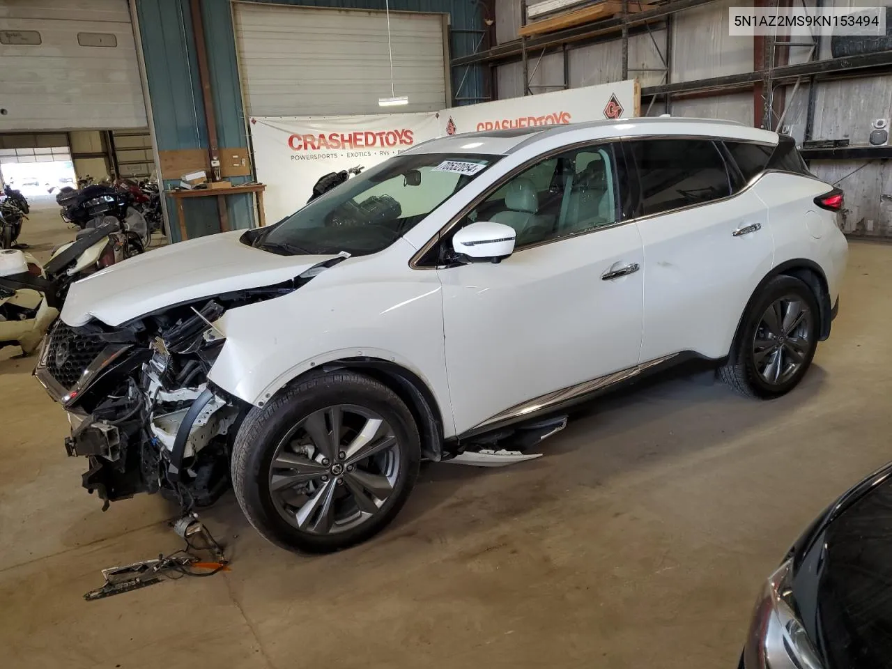 2019 Nissan Murano S VIN: 5N1AZ2MS9KN153494 Lot: 70532054