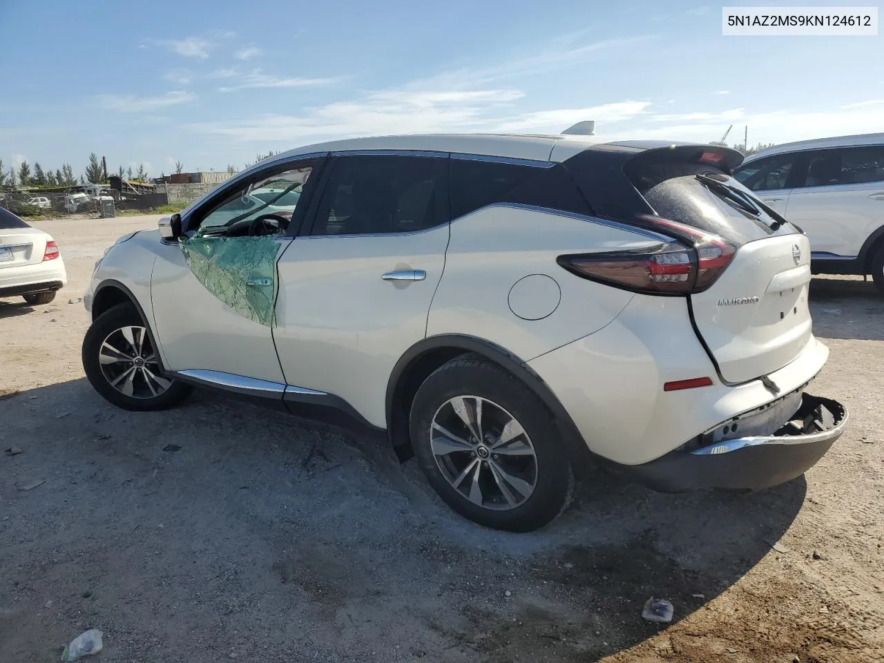 2019 Nissan Murano S VIN: 5N1AZ2MS9KN124612 Lot: 70626014