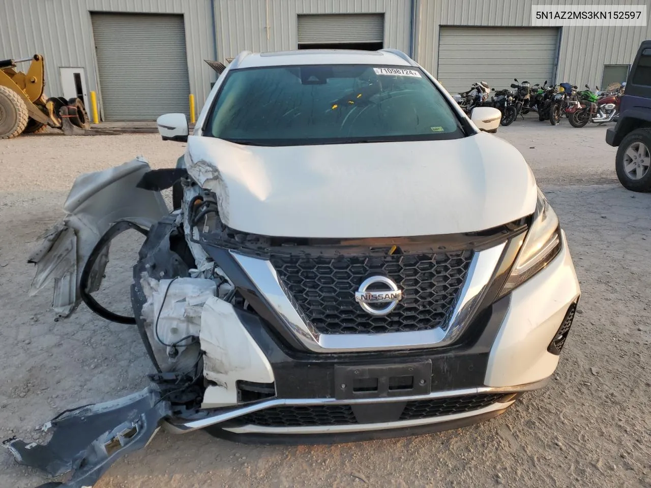 2019 Nissan Murano S VIN: 5N1AZ2MS3KN152597 Lot: 71098724