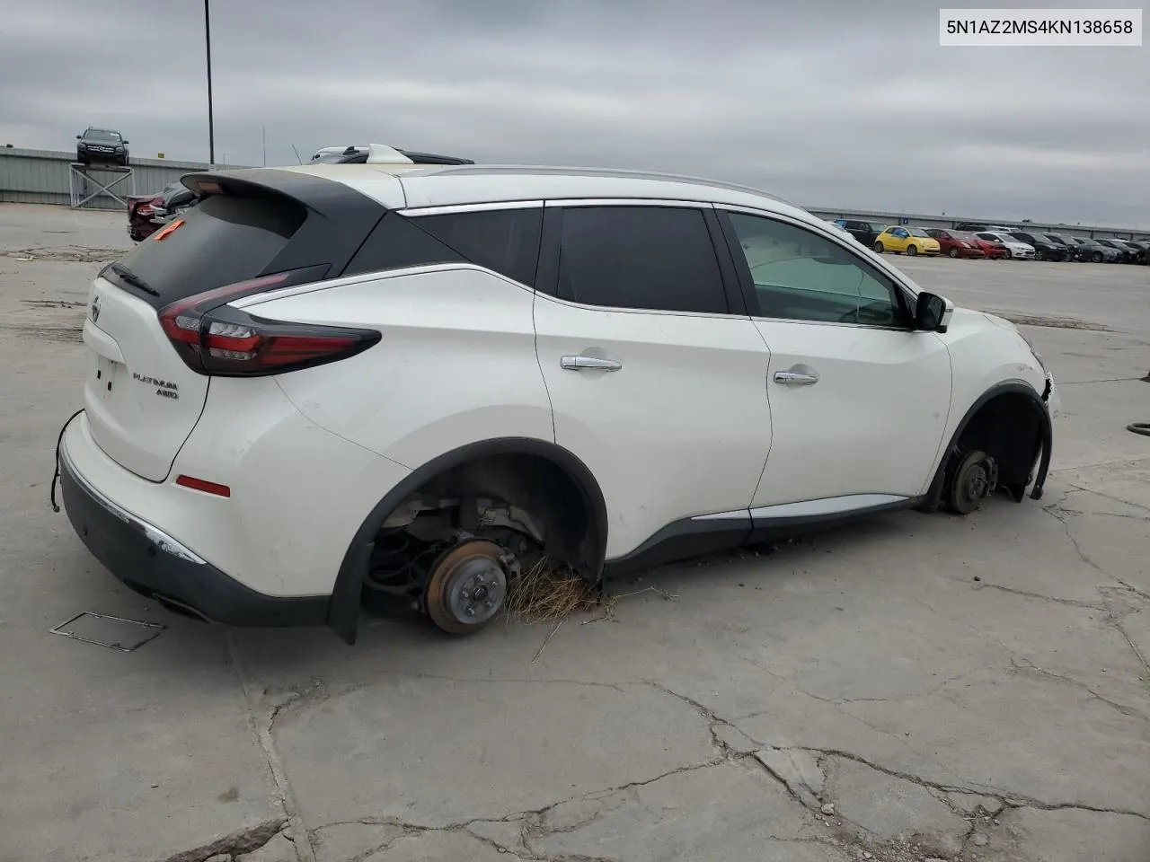 2019 Nissan Murano S VIN: 5N1AZ2MS4KN138658 Lot: 71127304