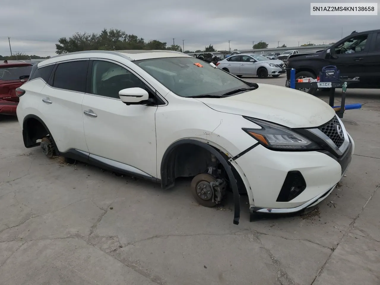 2019 Nissan Murano S VIN: 5N1AZ2MS4KN138658 Lot: 71127304