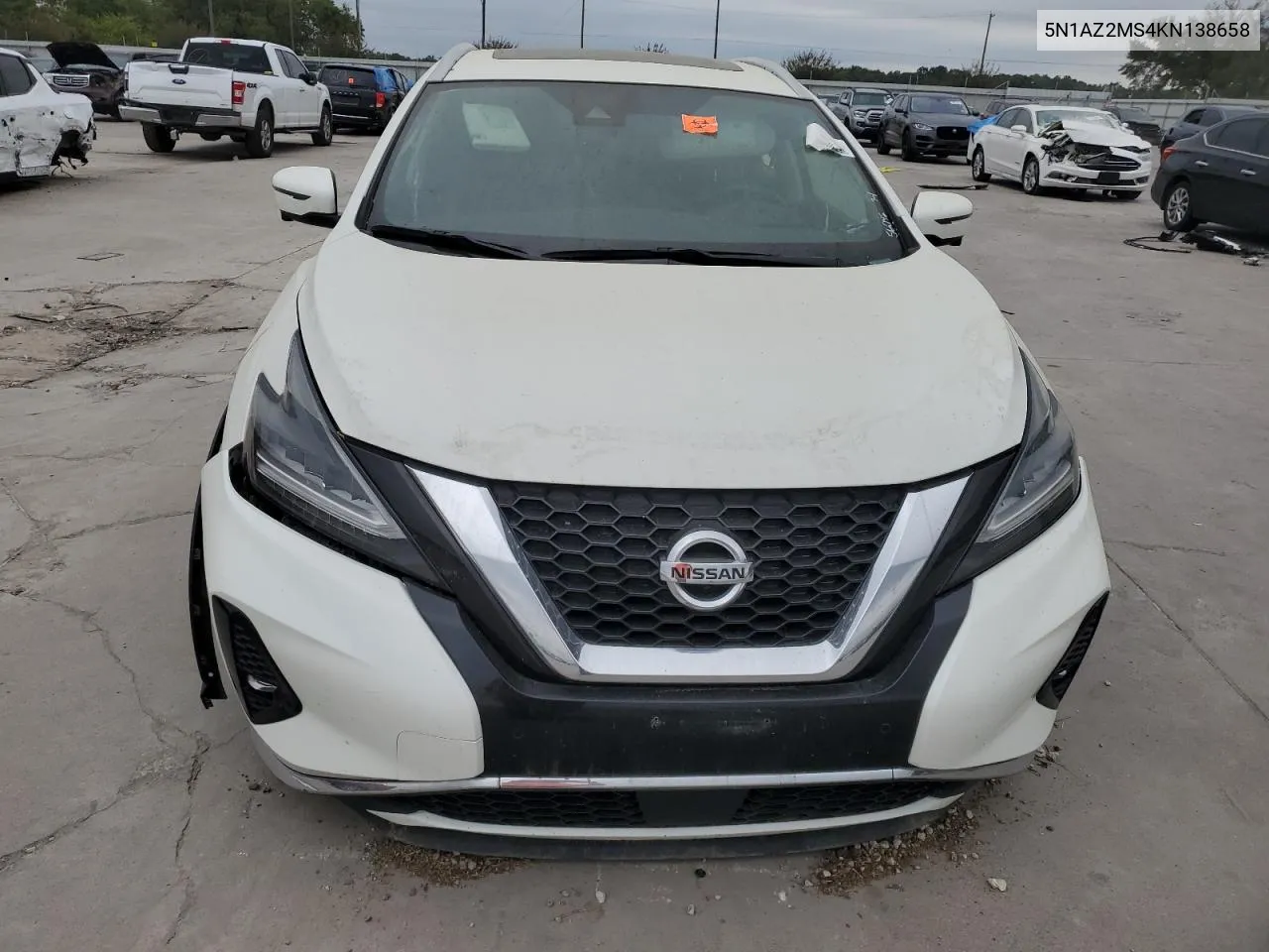 2019 Nissan Murano S VIN: 5N1AZ2MS4KN138658 Lot: 71127304