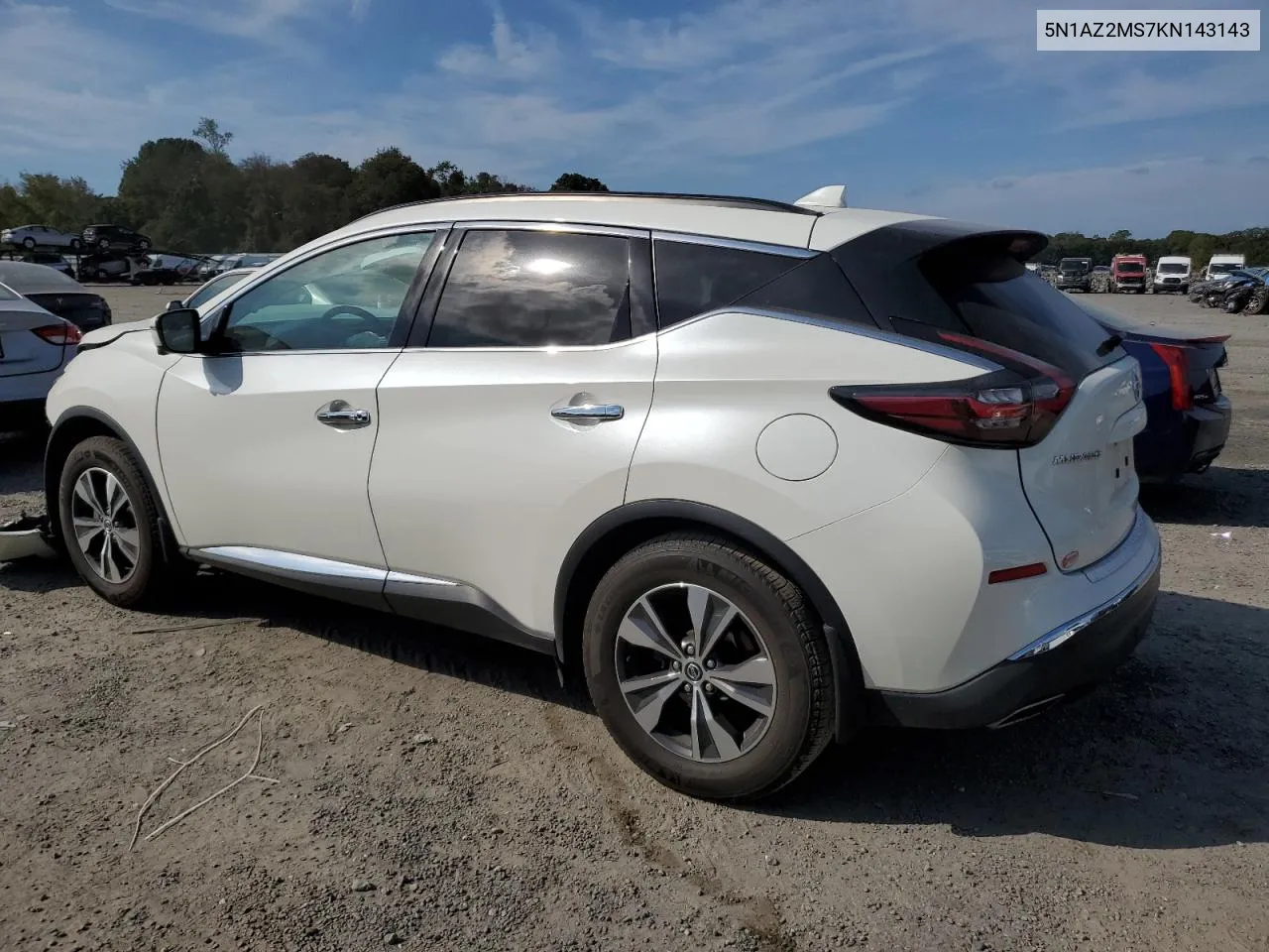 2019 Nissan Murano S VIN: 5N1AZ2MS7KN143143 Lot: 72720974