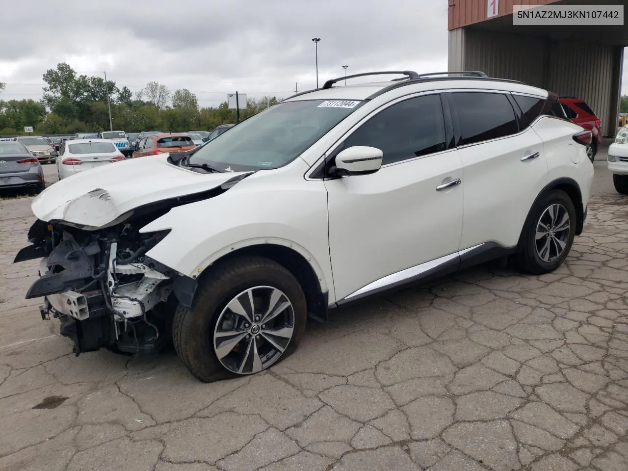 2019 Nissan Murano S VIN: 5N1AZ2MJ3KN107442 Lot: 73112044