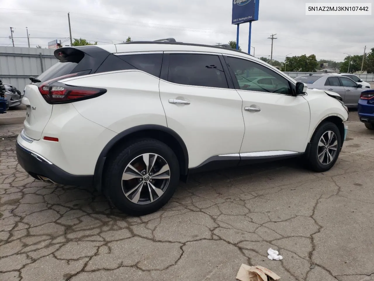 5N1AZ2MJ3KN107442 2019 Nissan Murano S