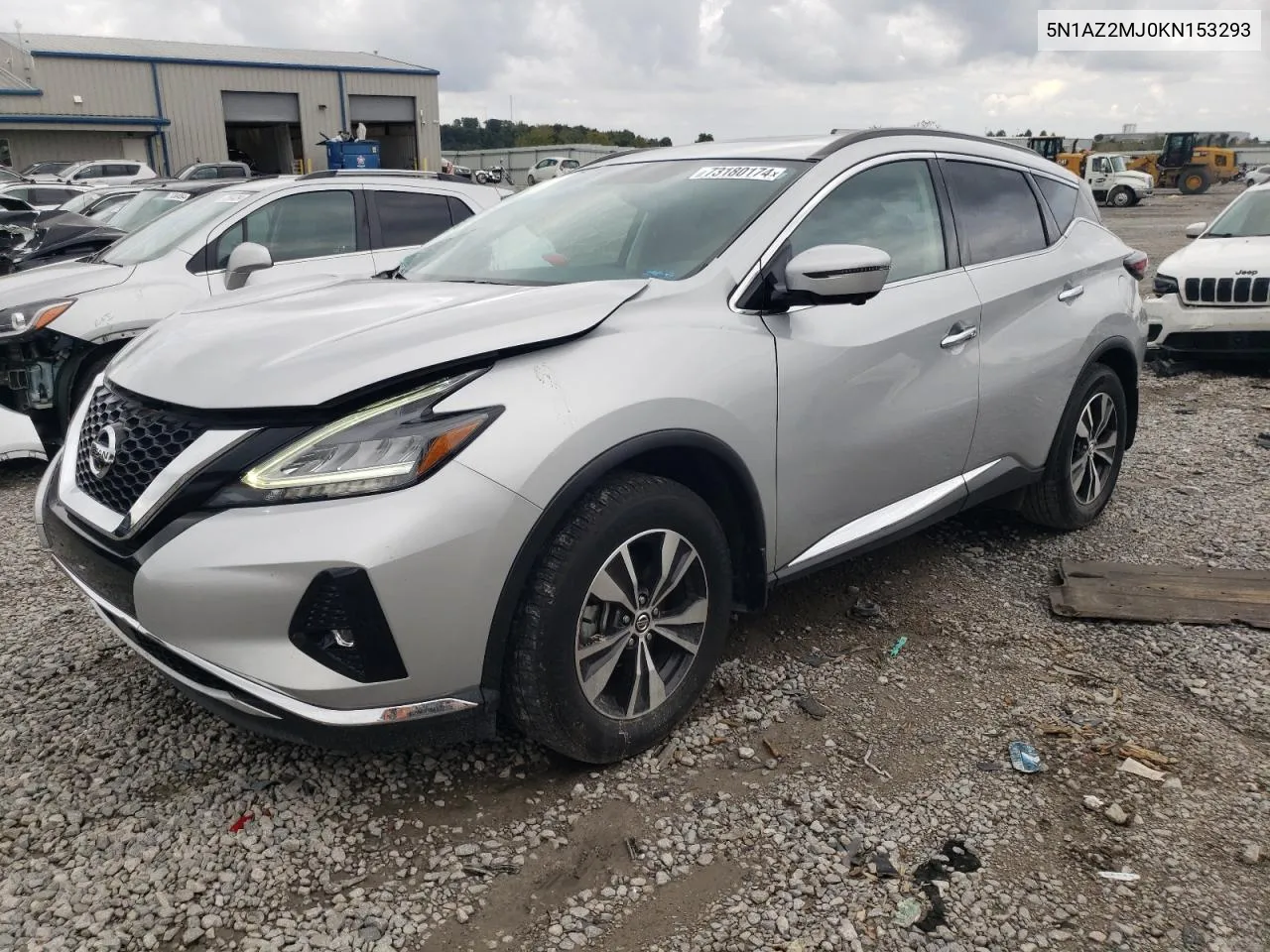 2019 Nissan Murano S VIN: 5N1AZ2MJ0KN153293 Lot: 73180174