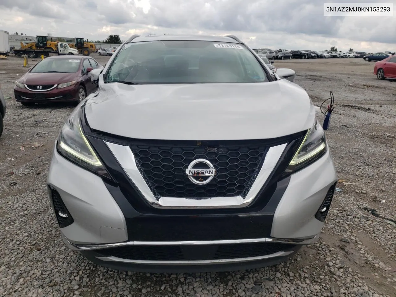 2019 Nissan Murano S VIN: 5N1AZ2MJ0KN153293 Lot: 73180174