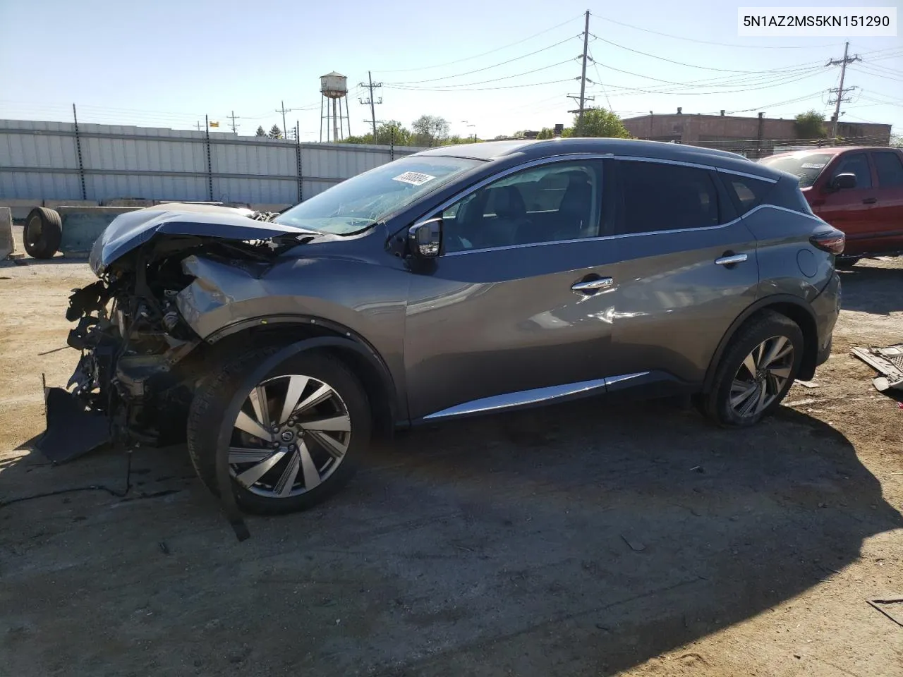 2019 Nissan Murano S VIN: 5N1AZ2MS5KN151290 Lot: 73808884