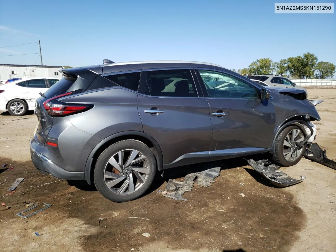 2019 Nissan Murano S VIN: 5N1AZ2MS5KN151290 Lot: 73808884