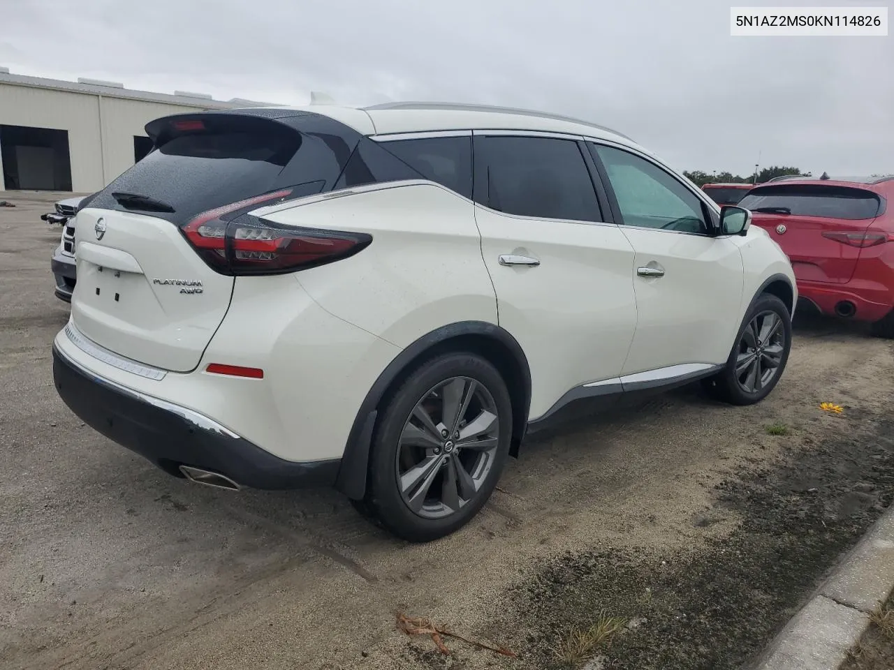 2019 Nissan Murano S VIN: 5N1AZ2MS0KN114826 Lot: 74102884