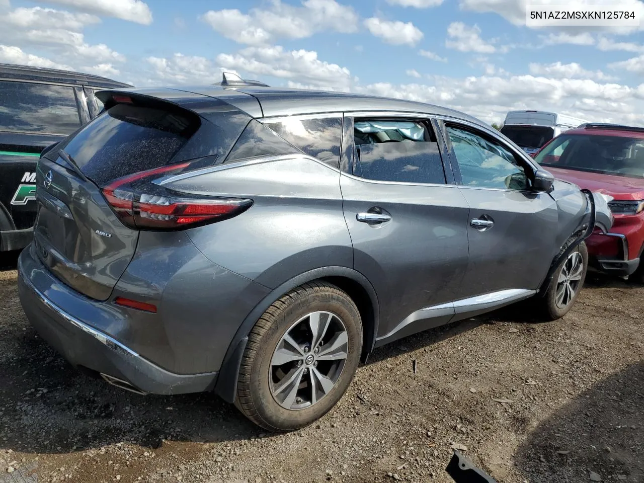 2019 Nissan Murano S VIN: 5N1AZ2MSXKN125784 Lot: 74104754