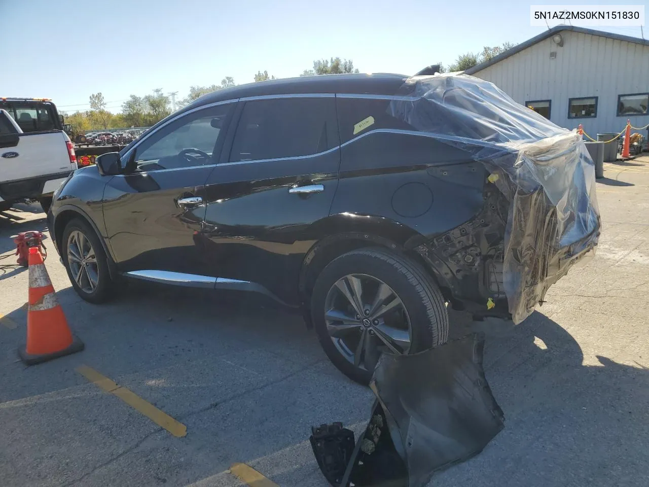 2019 Nissan Murano S VIN: 5N1AZ2MS0KN151830 Lot: 74202174