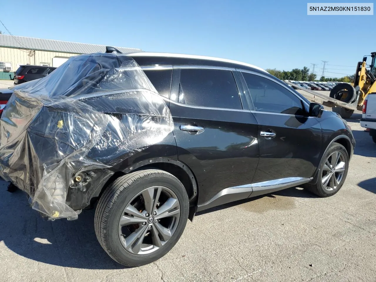 2019 Nissan Murano S VIN: 5N1AZ2MS0KN151830 Lot: 74202174