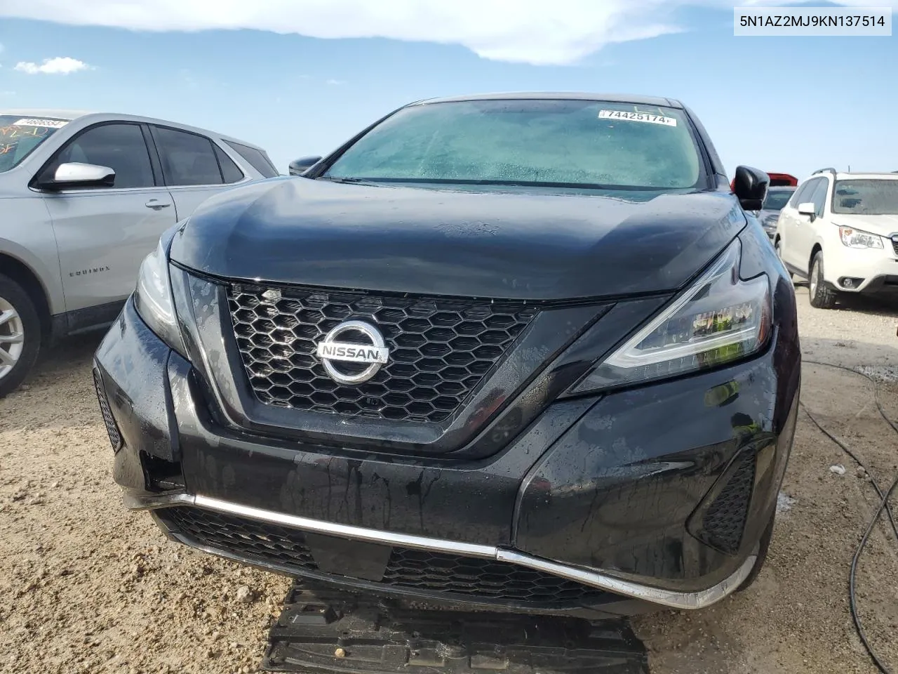 2019 Nissan Murano S VIN: 5N1AZ2MJ9KN137514 Lot: 74425174