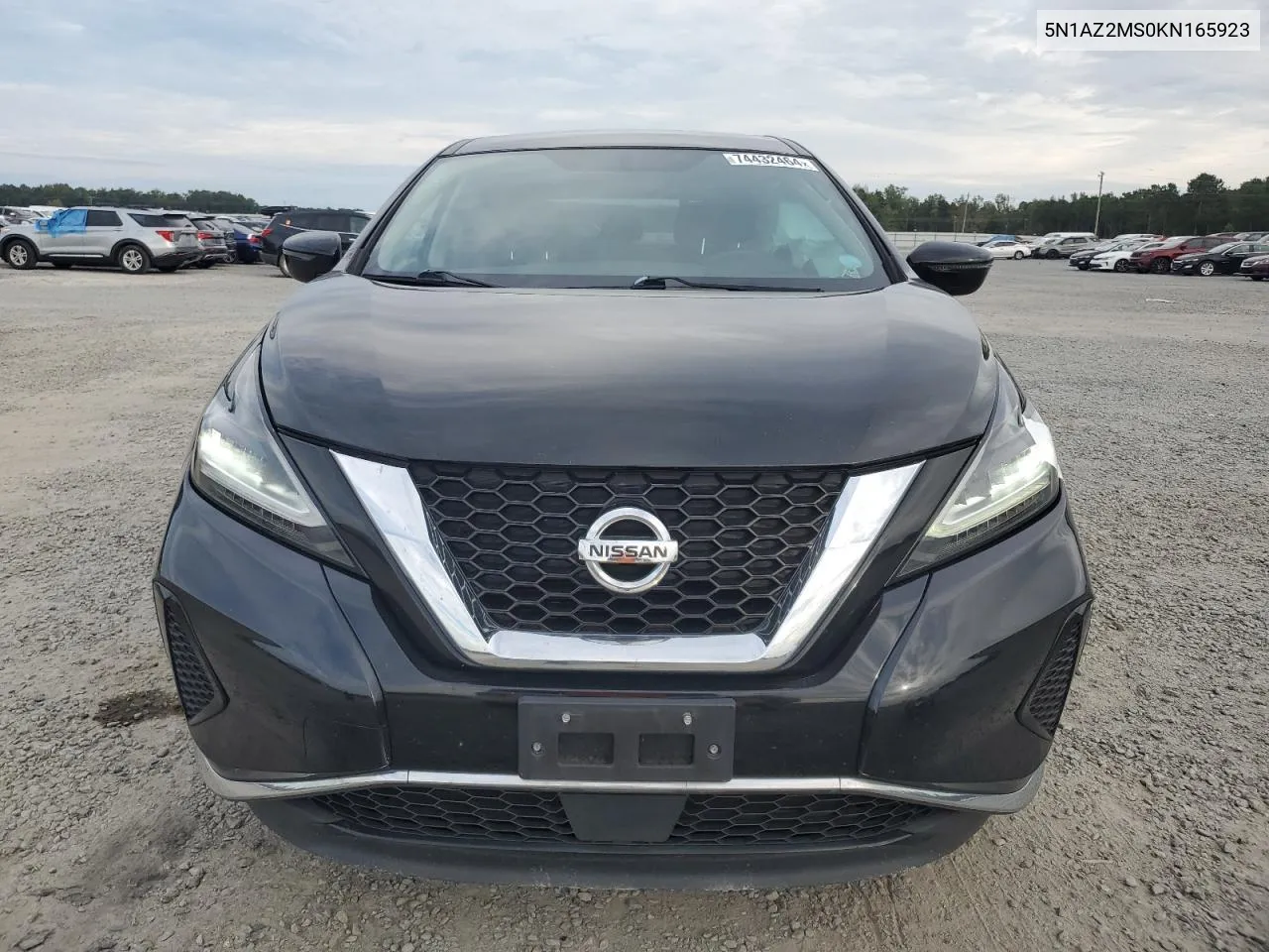 2019 Nissan Murano S VIN: 5N1AZ2MS0KN165923 Lot: 74432464