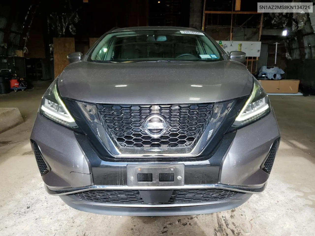 5N1AZ2MS8KN134726 2019 Nissan Murano S