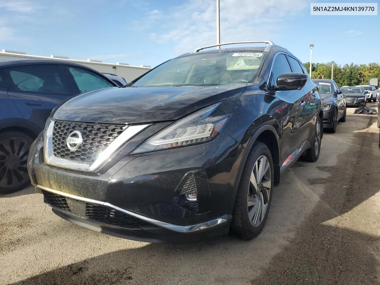 2019 Nissan Murano S VIN: 5N1AZ2MJ4KN139770 Lot: 75121704