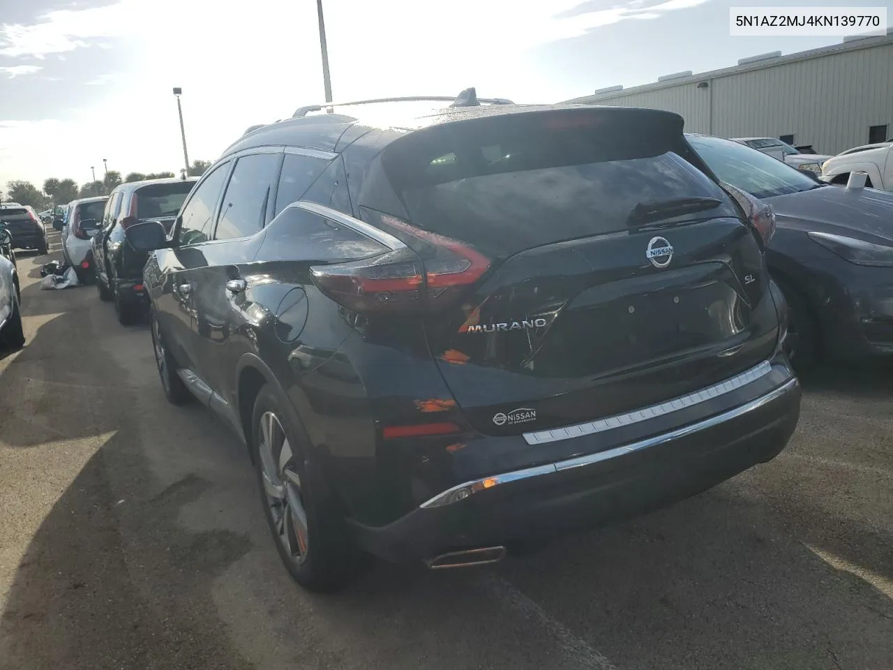 2019 Nissan Murano S VIN: 5N1AZ2MJ4KN139770 Lot: 75121704