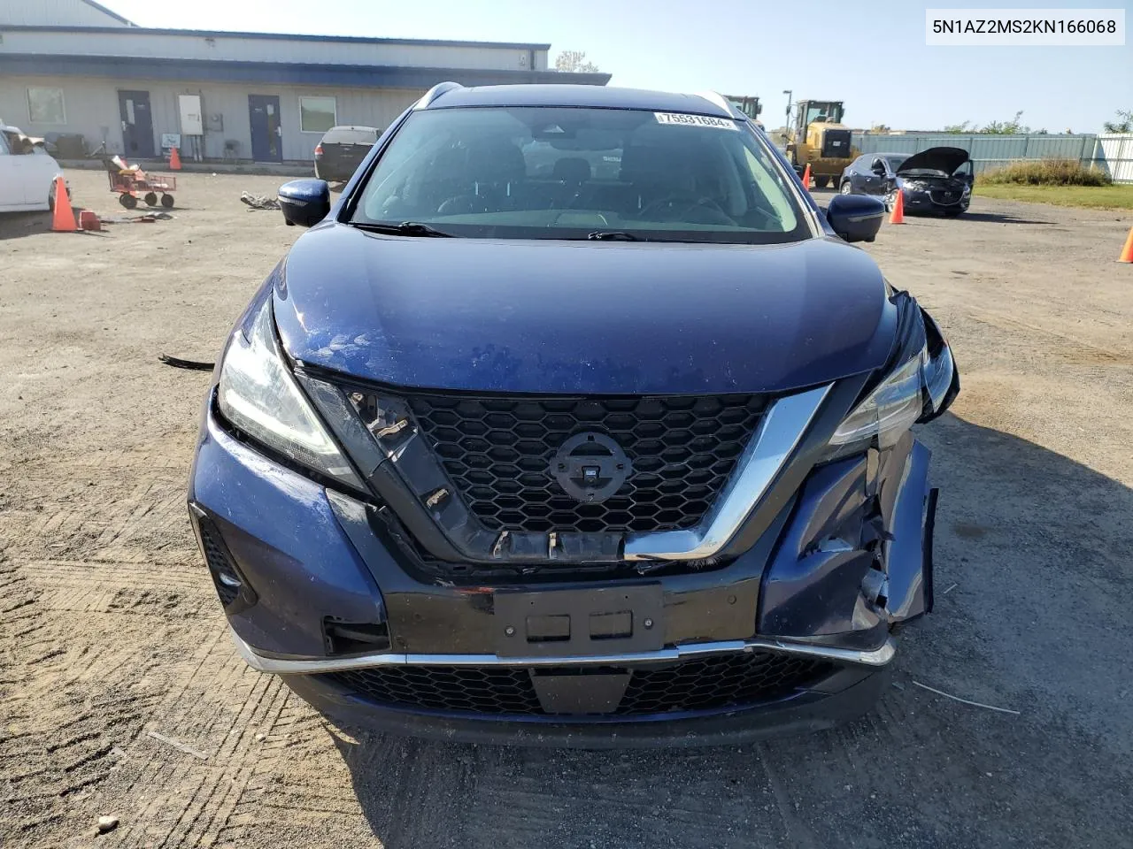 2019 Nissan Murano S VIN: 5N1AZ2MS2KN166068 Lot: 75531684