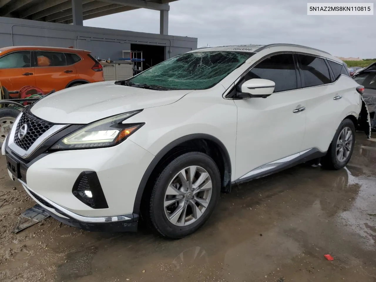 2019 Nissan Murano S VIN: 5N1AZ2MS8KN110815 Lot: 75943344