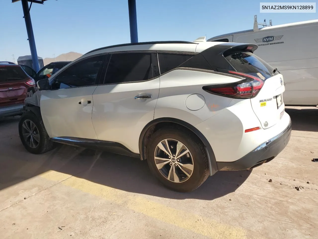 2019 Nissan Murano S VIN: 5N1AZ2MS9KN128899 Lot: 76109024