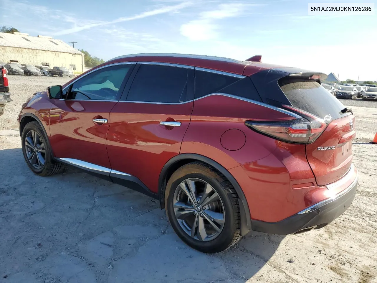 2019 Nissan Murano S VIN: 5N1AZ2MJ0KN126286 Lot: 76126914