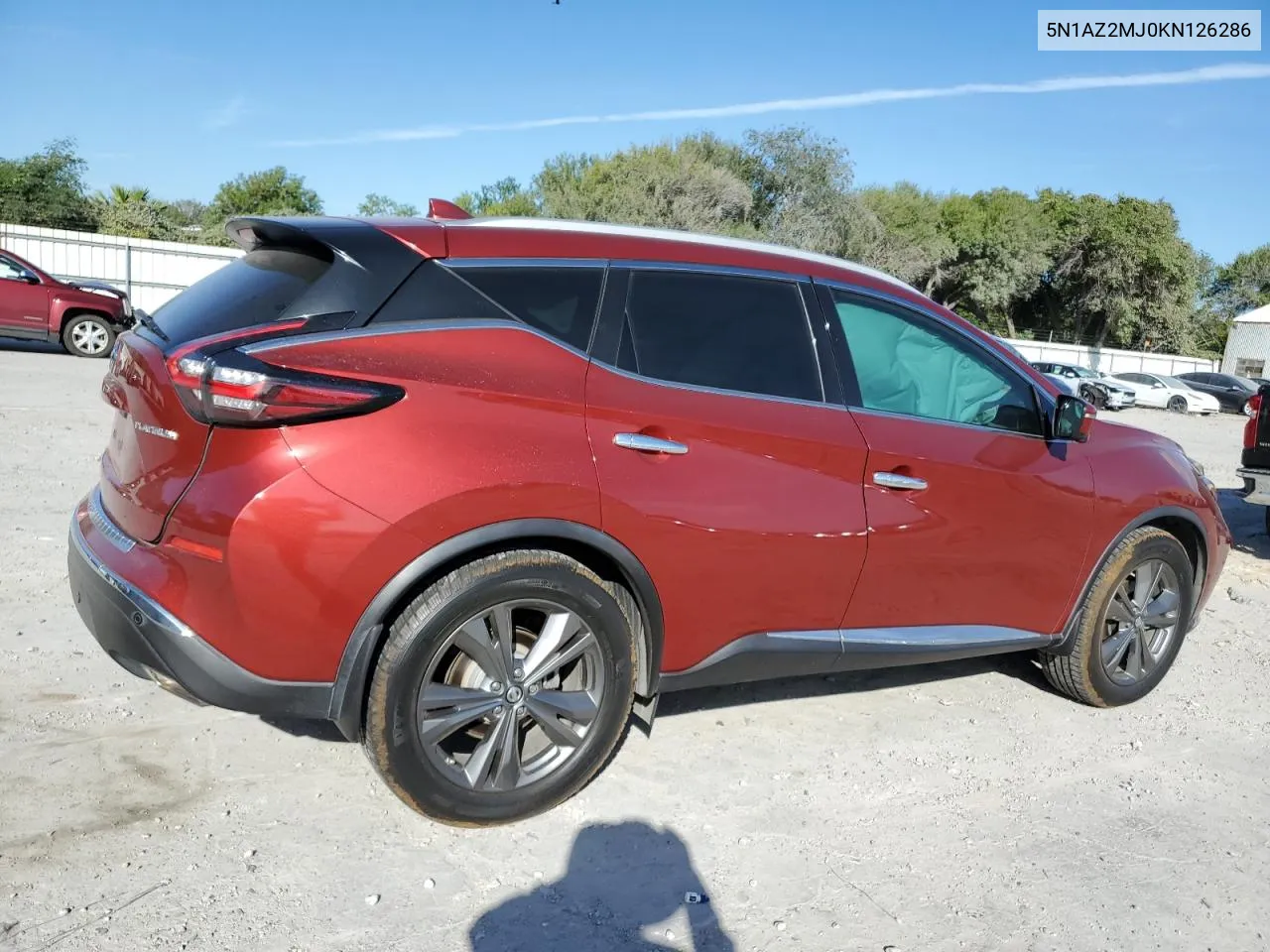 2019 Nissan Murano S VIN: 5N1AZ2MJ0KN126286 Lot: 76126914