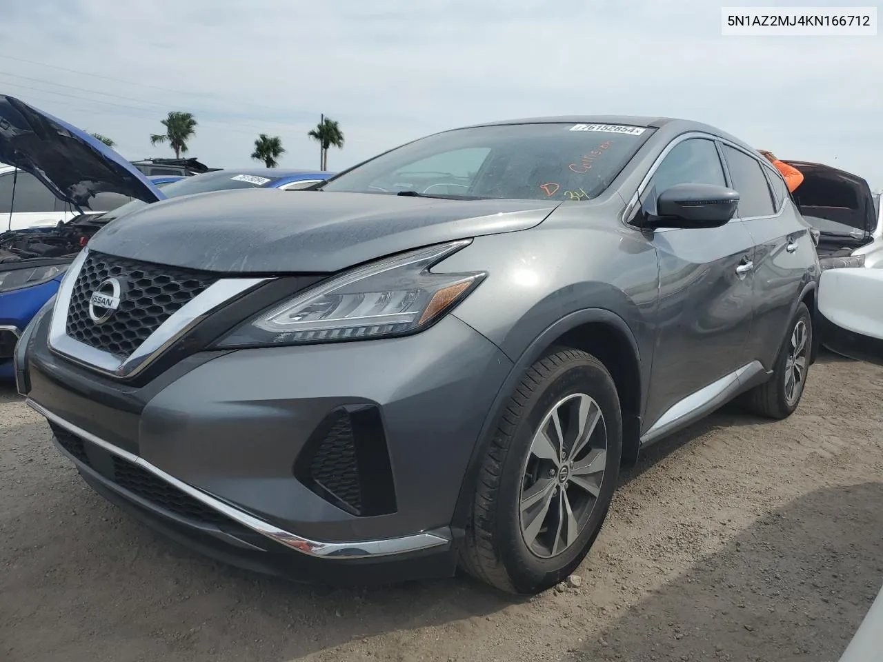 2019 Nissan Murano S VIN: 5N1AZ2MJ4KN166712 Lot: 76152854