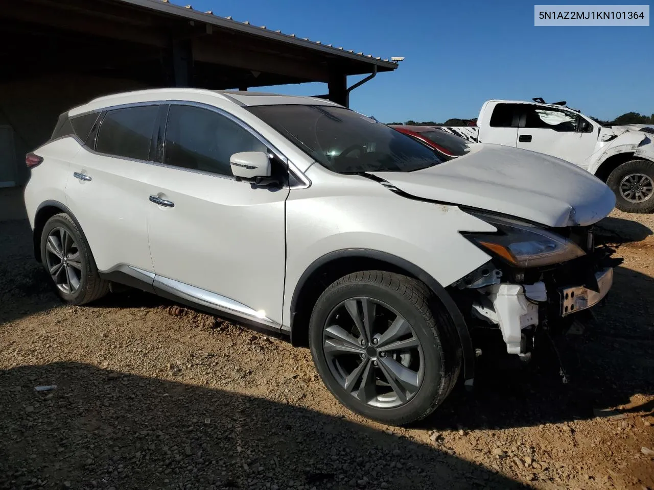 2019 Nissan Murano S VIN: 5N1AZ2MJ1KN101364 Lot: 76899744