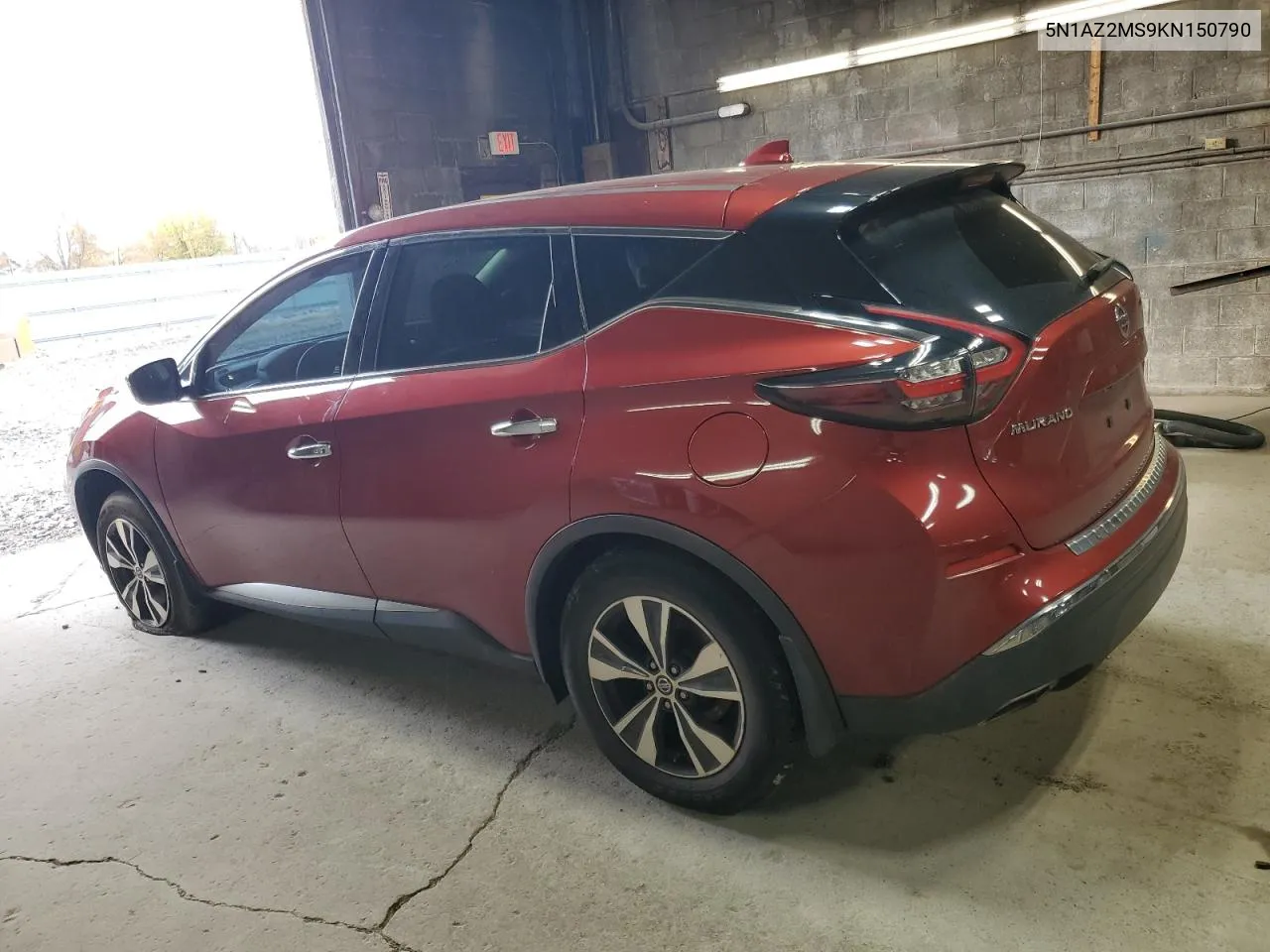 2019 Nissan Murano S VIN: 5N1AZ2MS9KN150790 Lot: 78005624