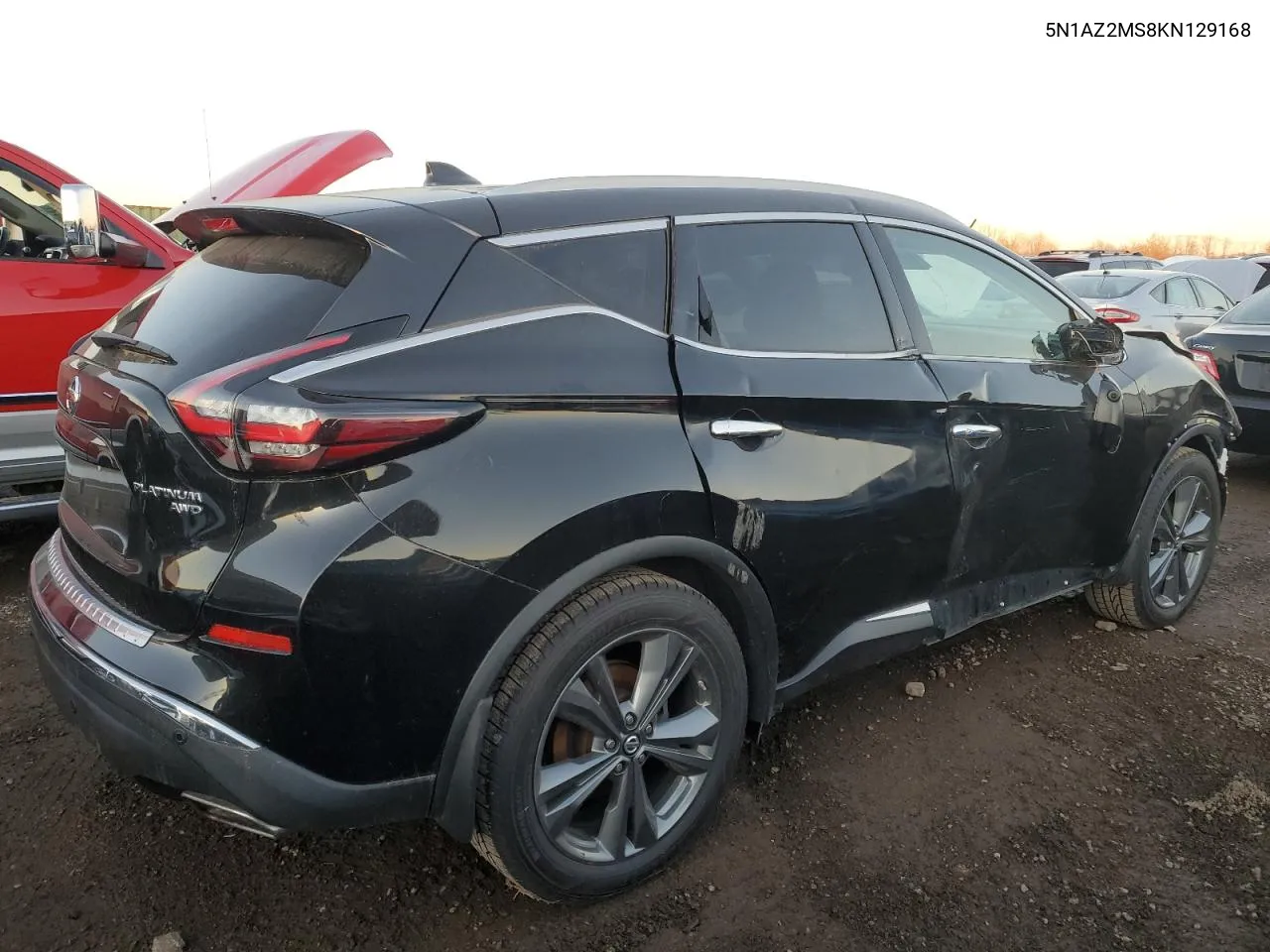 2019 Nissan Murano S VIN: 5N1AZ2MS8KN129168 Lot: 78331314