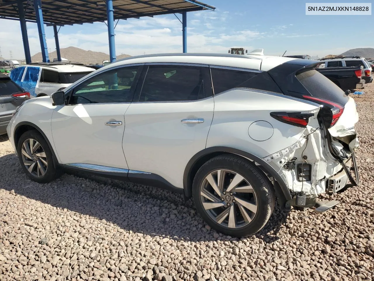 2019 Nissan Murano S VIN: 5N1AZ2MJXKN148828 Lot: 78824974