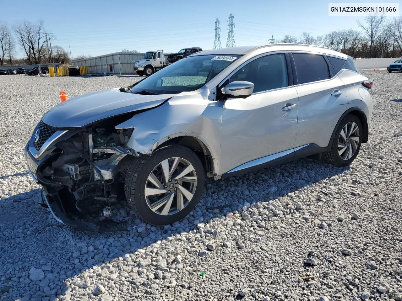 2019 Nissan Murano S VIN: 5N1AZ2MS5KN101666 Lot: 79284904