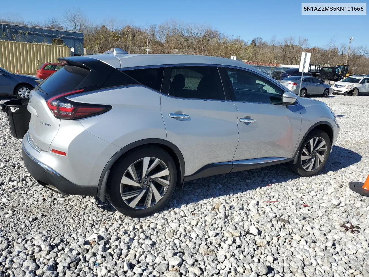 2019 Nissan Murano S VIN: 5N1AZ2MS5KN101666 Lot: 79284904