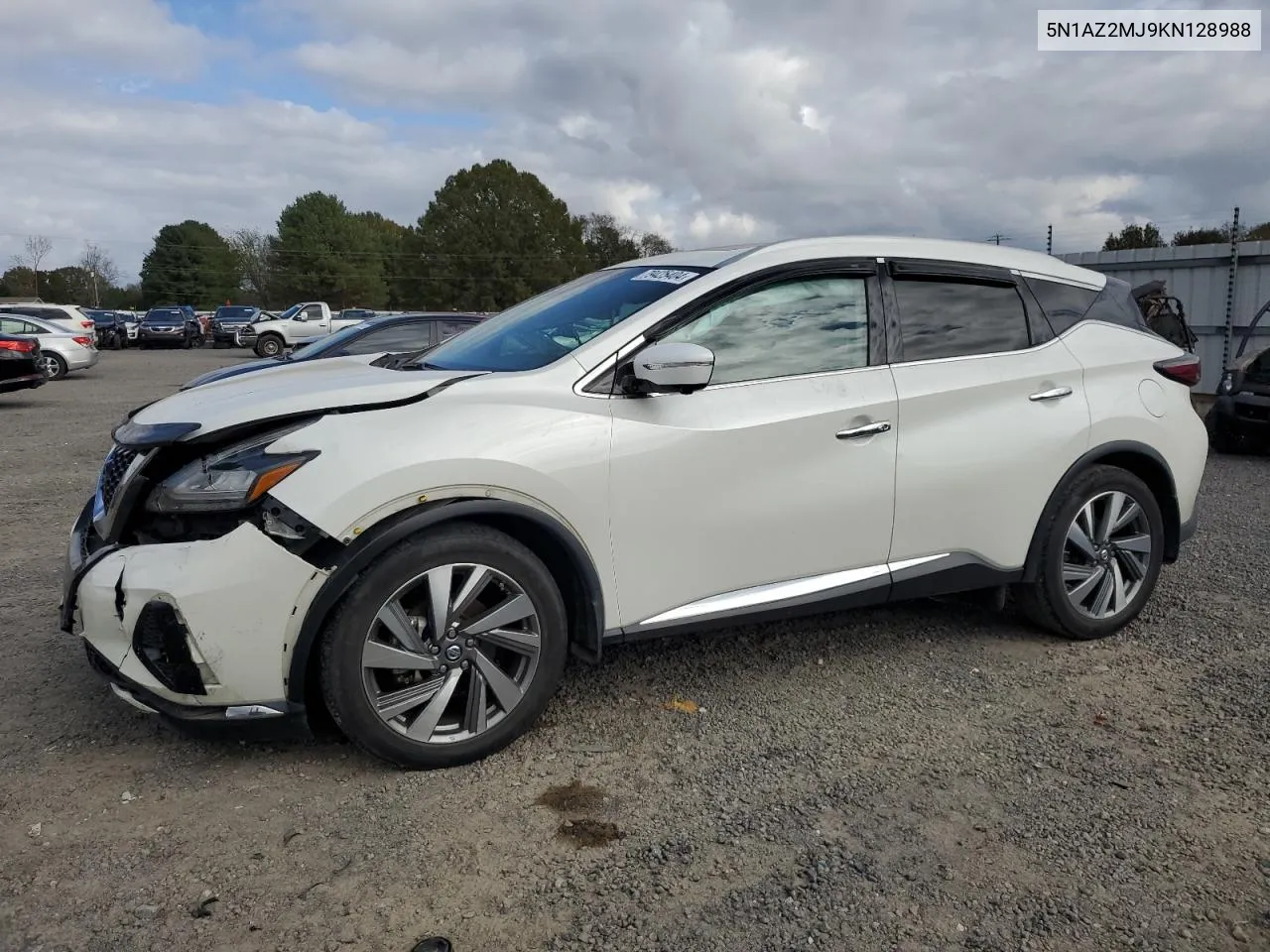 2019 Nissan Murano S VIN: 5N1AZ2MJ9KN128988 Lot: 79425404