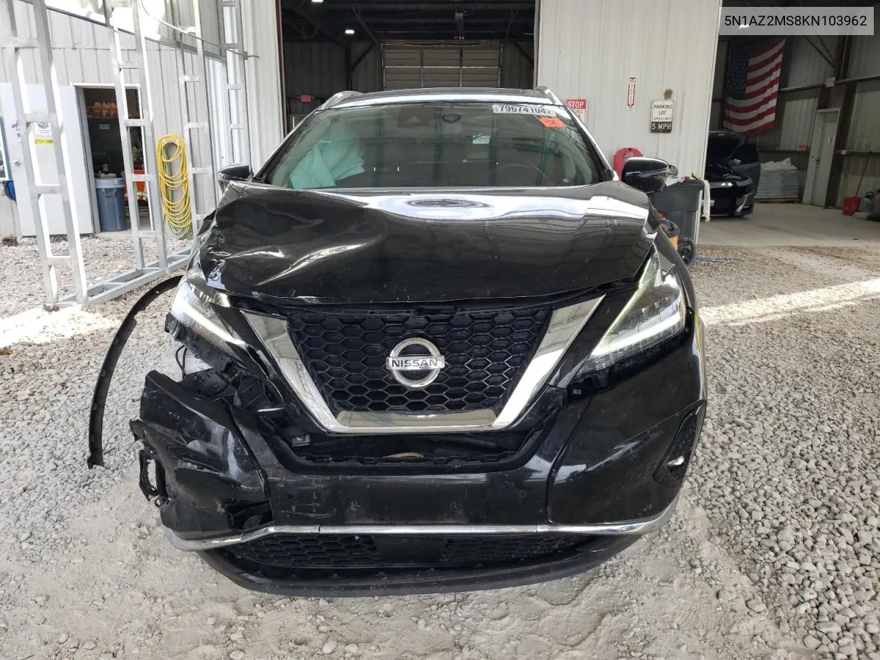 2019 Nissan Murano S VIN: 5N1AZ2MS8KN103962 Lot: 79674104