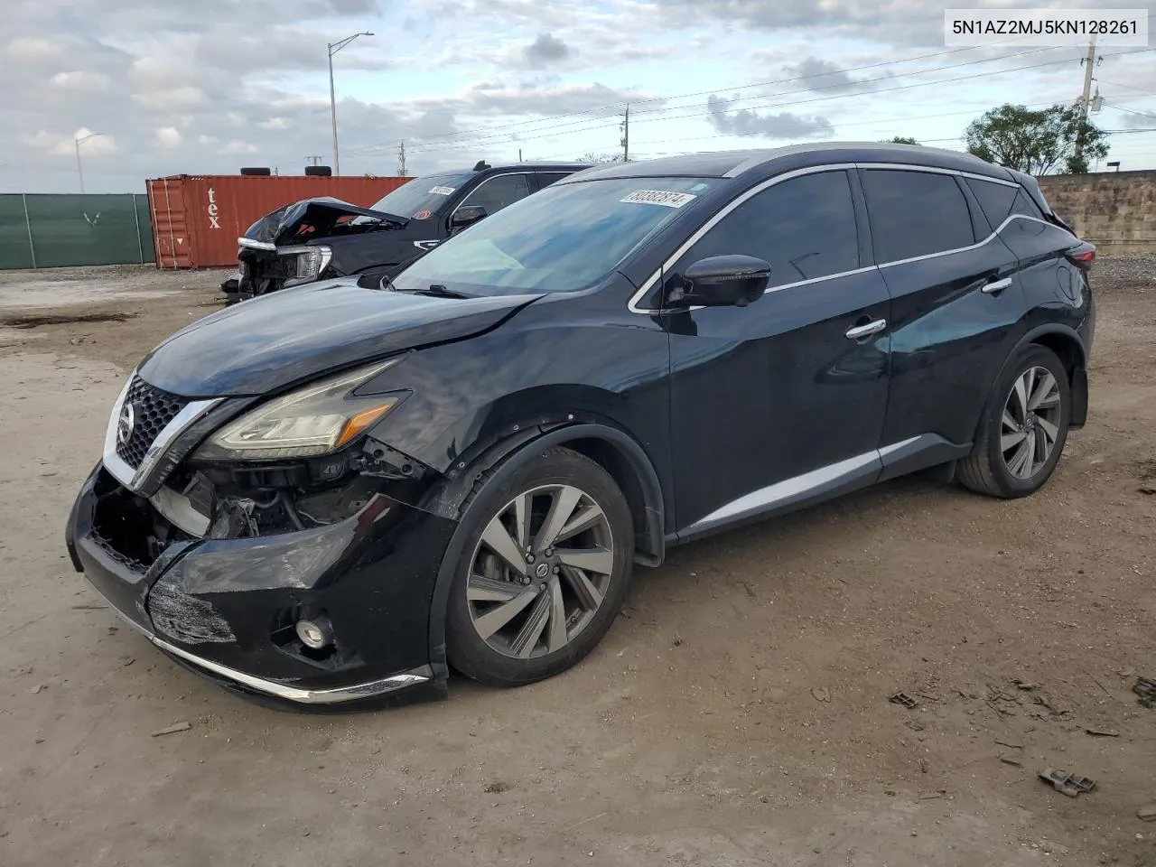 2019 Nissan Murano S VIN: 5N1AZ2MJ5KN128261 Lot: 80382874